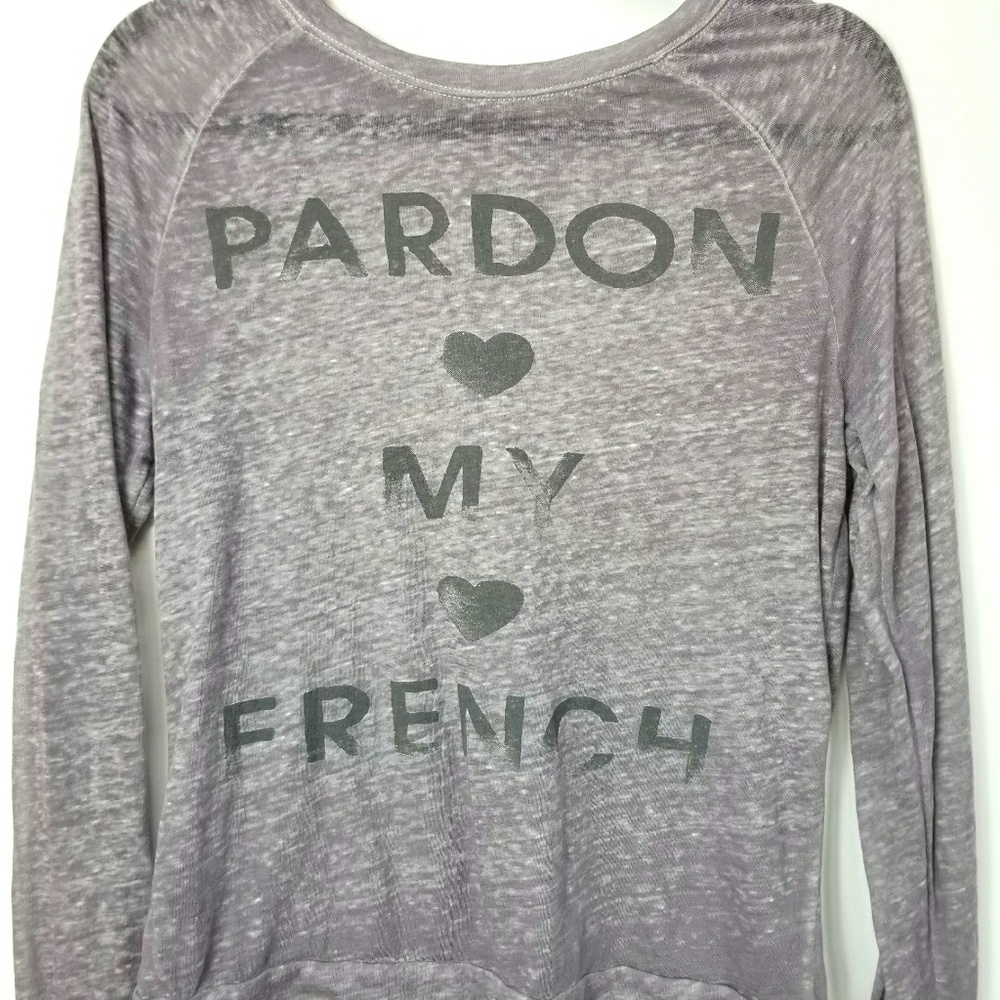 LOL Vintage Burner Graphic Pardon My French Tee S
